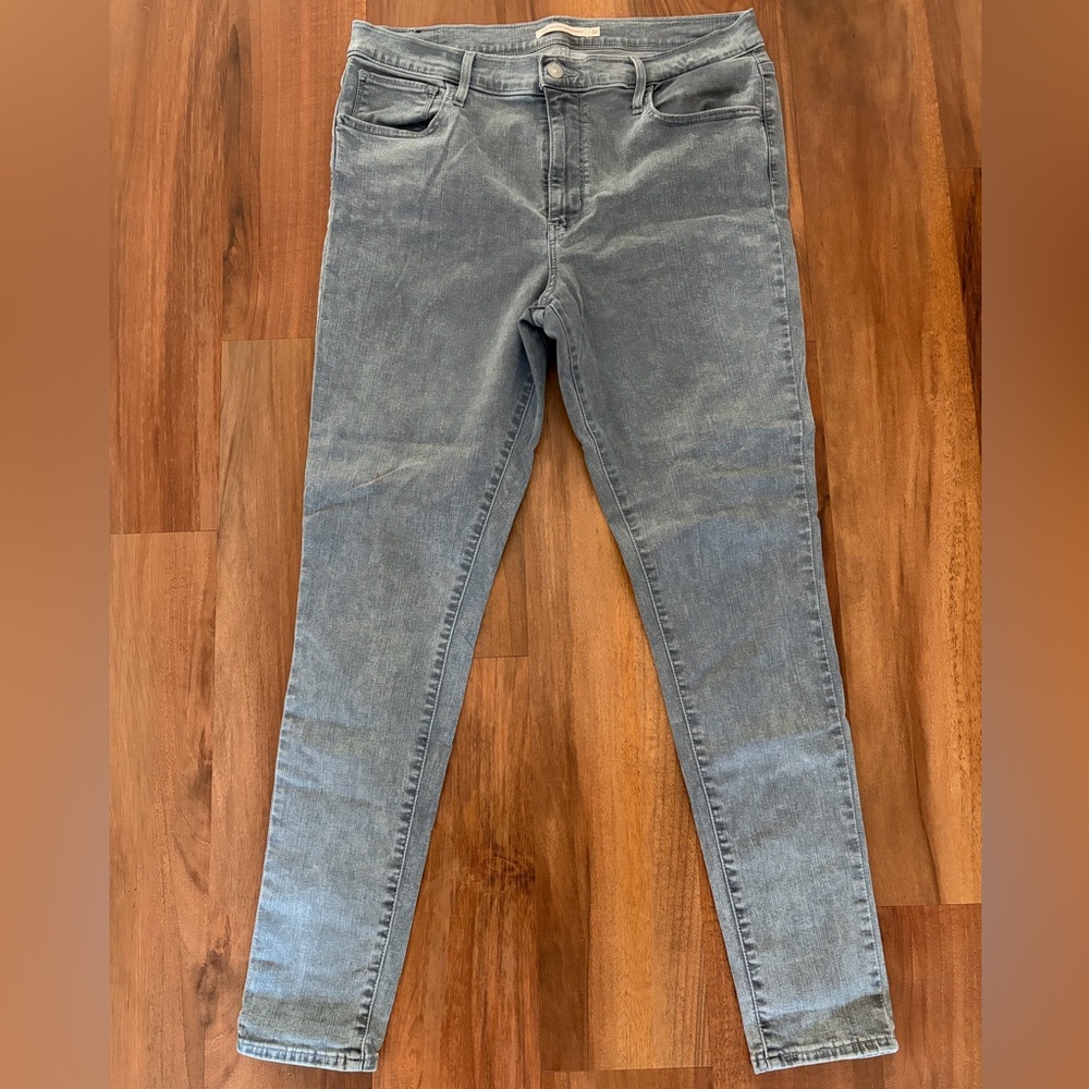 Levi's Women's High-Rise Super Skinny Jeans - Grey